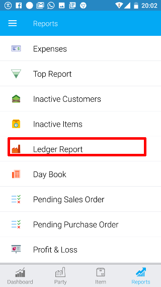 Ledger Report Icon