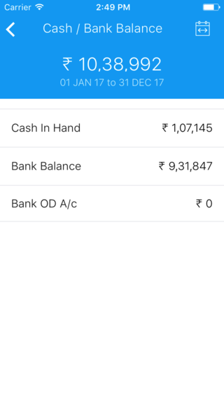 Cash / Bank Balance